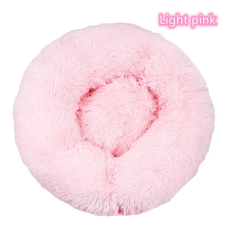 Cloud Comfort: Anti-Anxiety Calming Dog & Cat Bed (Washable Donut)