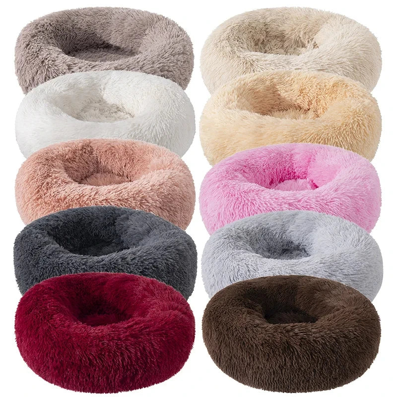 Cloud Comfort: Anti-Anxiety Calming Dog & Cat Bed (Washable Donut)