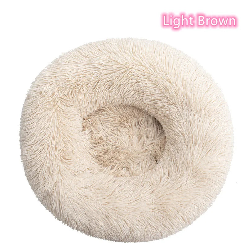 Cloud Comfort: Anti-Anxiety Calming Dog & Cat Bed (Washable Donut)