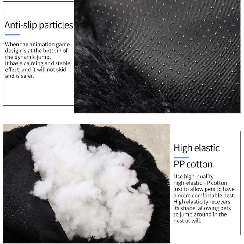 Cloud Comfort: Anti-Anxiety Calming Dog & Cat Bed (Washable Donut)