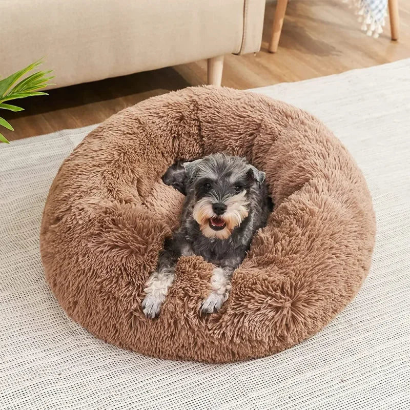 Cloud Comfort: Anti-Anxiety Calming Dog & Cat Bed (Washable Donut)
