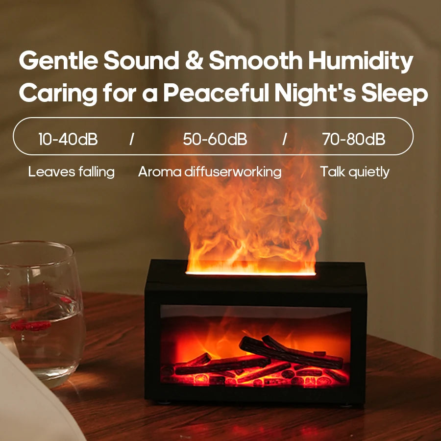 Sacred Flame Mini: Portable Fireplace Aroma Diffuser