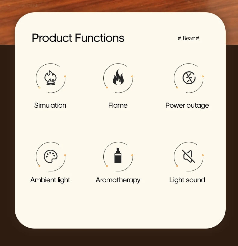 Sacred Flame Mini: Portable Fireplace Aroma Diffuser