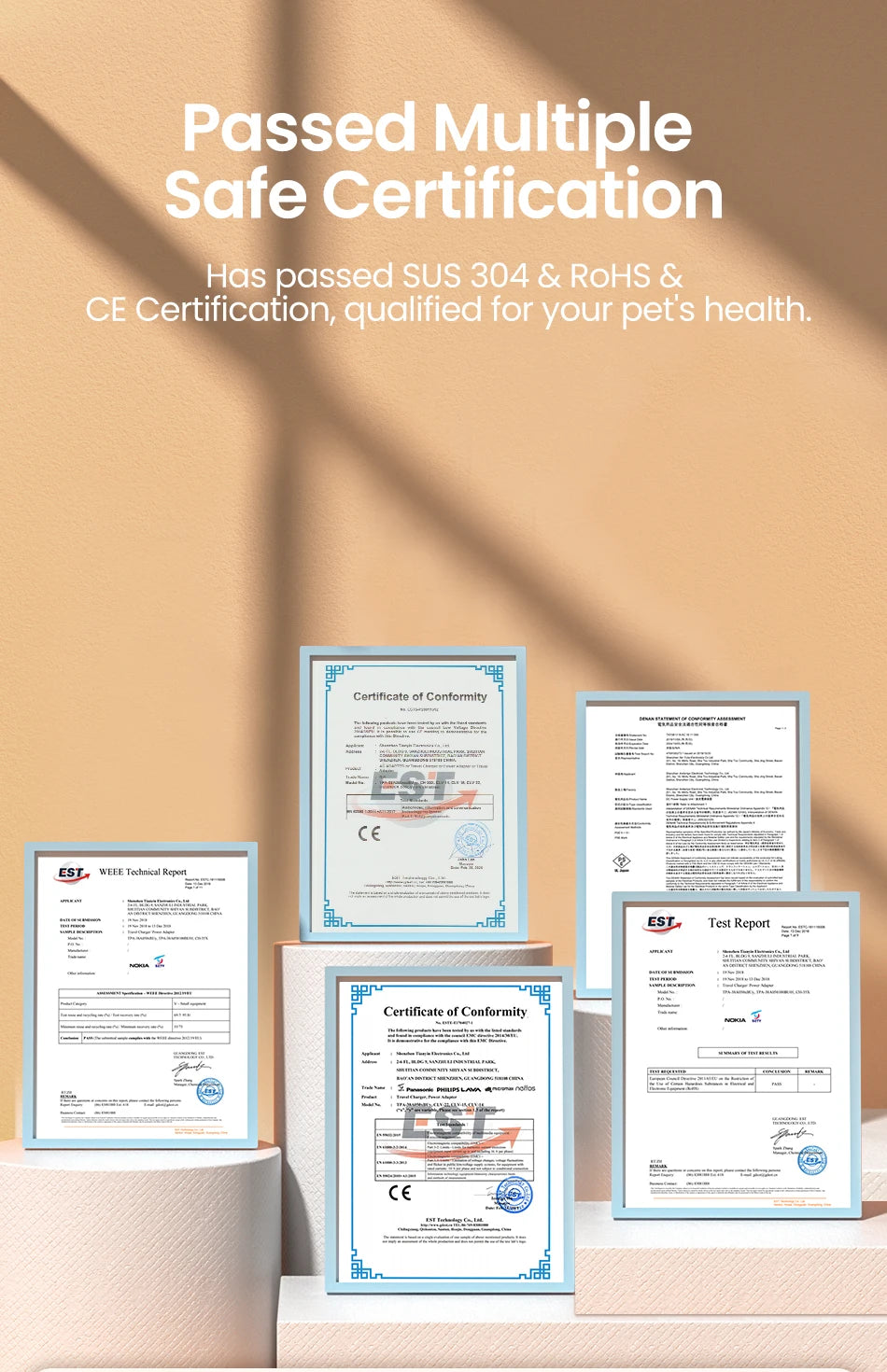 PureStream: Stainless Steel Hygienic Pet Fountain (Ultra-Quiet)