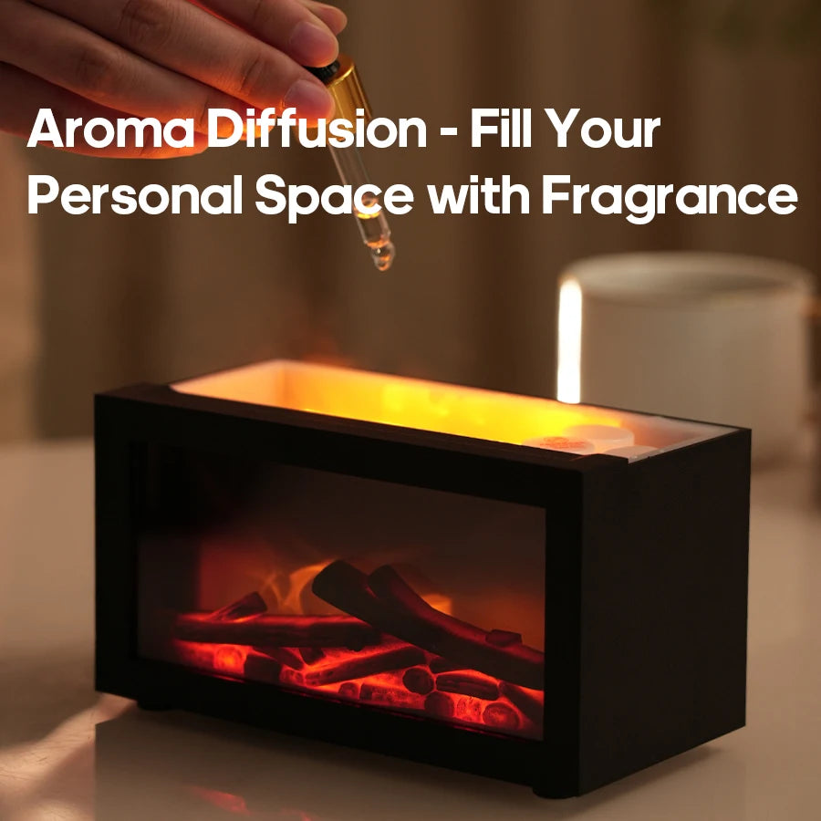 Sacred Flame Mini: Portable Fireplace Aroma Diffuser
