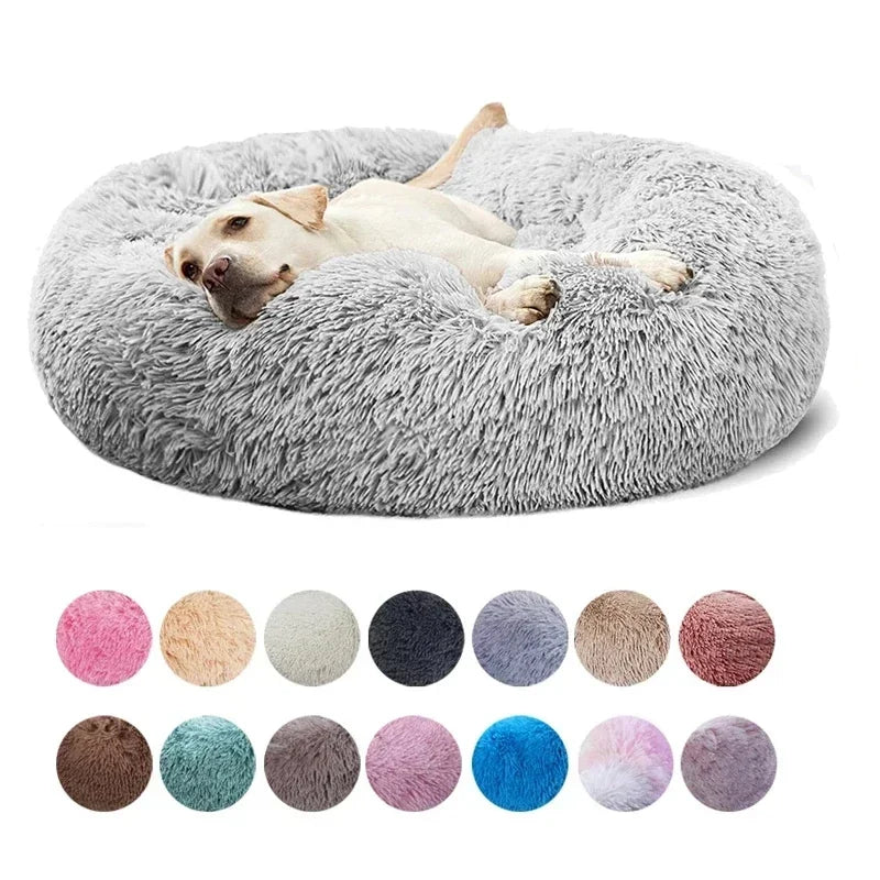 Cloud Comfort: Anti-Anxiety Calming Dog & Cat Bed (Washable Donut)