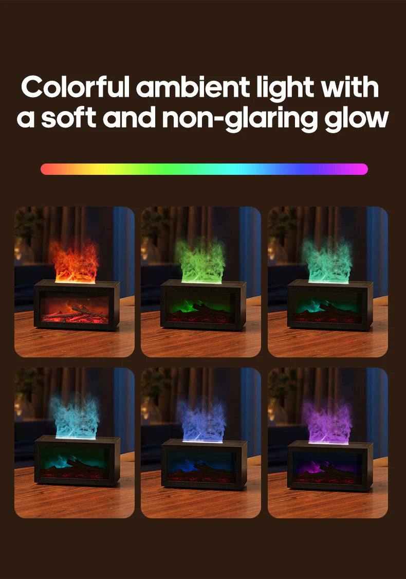 Sacred Flame Mini: Portable Fireplace Aroma Diffuser