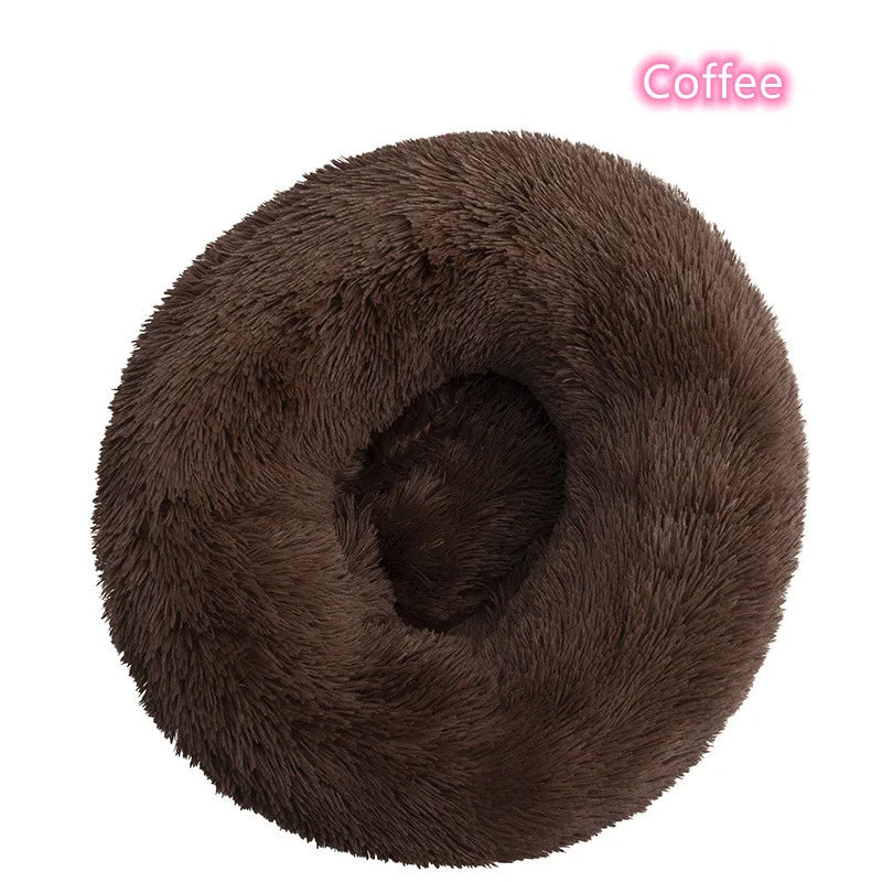 Cloud Comfort: Anti-Anxiety Calming Dog & Cat Bed (Washable Donut)