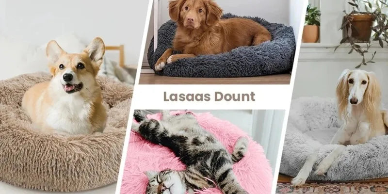 Cloud Comfort: Anti-Anxiety Calming Dog & Cat Bed (Washable Donut)