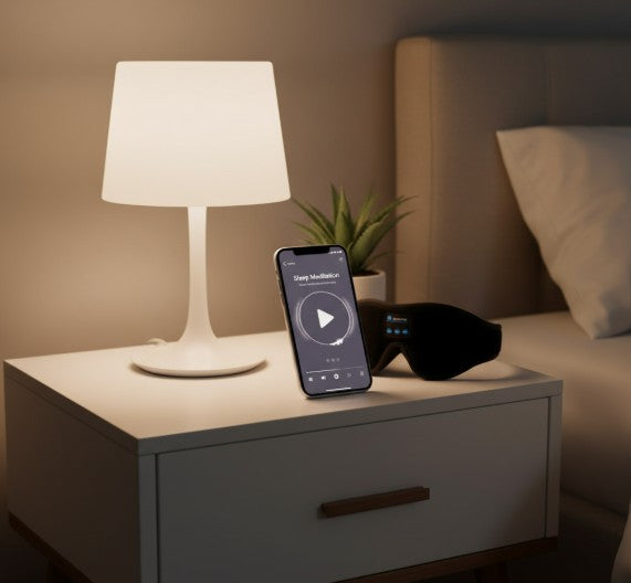 Deep Sleep Sanctuary: Bluetooth Sleep Mask Headphones & 100% Blackout