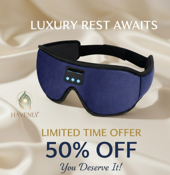 Deep Sleep Sanctuary: Bluetooth Sleep Mask Headphones & 100% Blackout